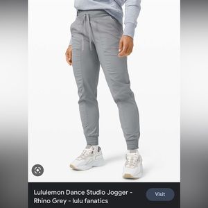 Lululemon Full length dance studio jogger in rhino grey